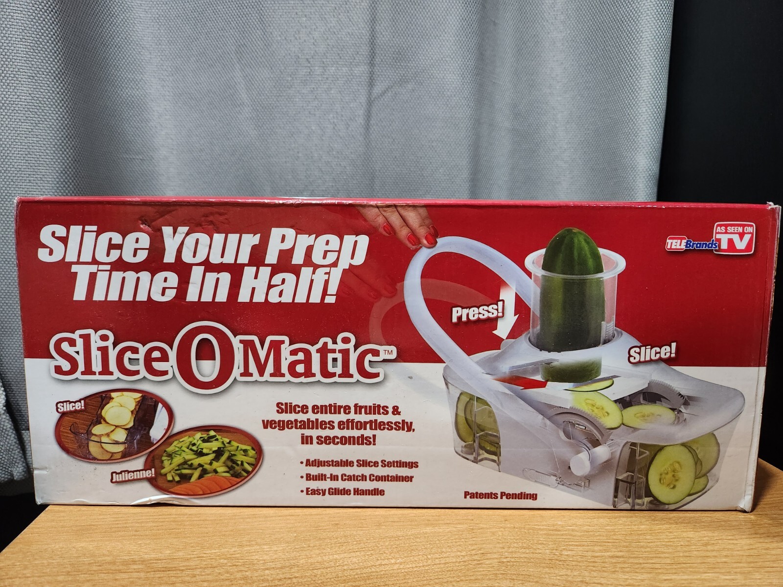 🔥"Slice O Matic" Telebrands Chop Dice Slice Fruit Vegetable Food Multi Slicer eBay