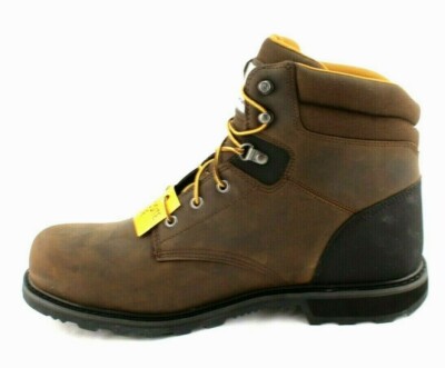 Carhartt CMW6273 Size 10W Brown Leather Waterproof Classic Men\'s Work Boots CARHARTT CMW6273 Size 14 M Brown Waterproof Steel Toe Men main image 2
