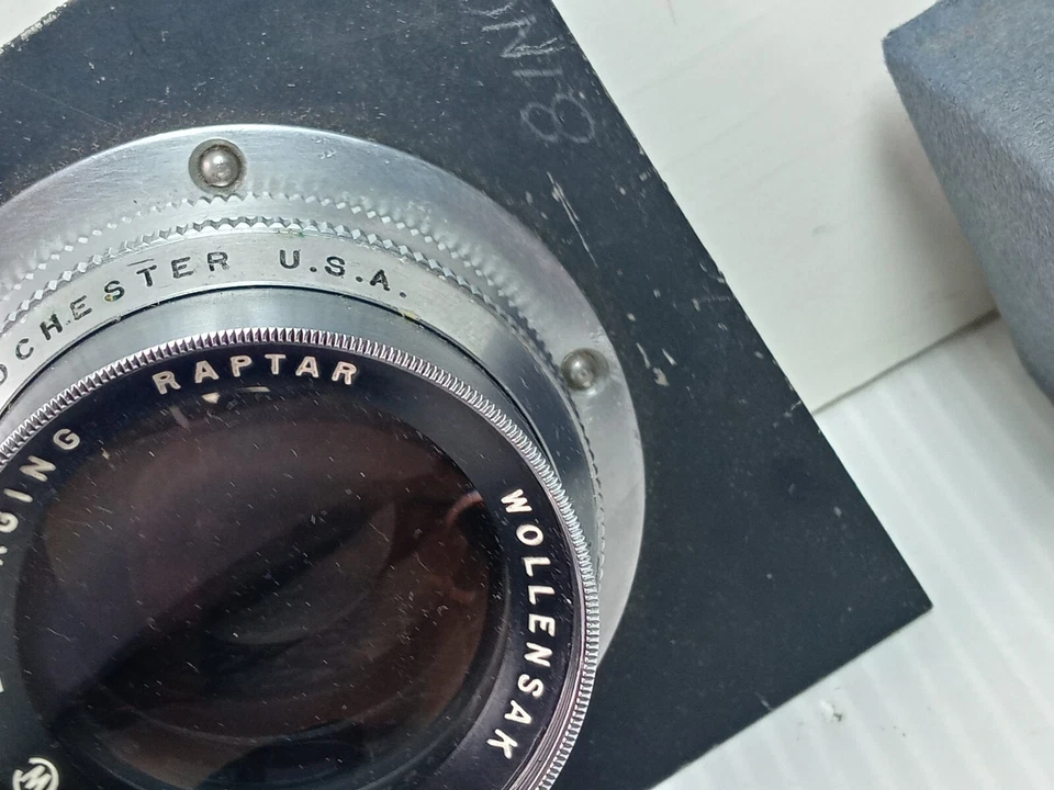 Ampliador de velostigmat Wollensak 162 mm F4,5 lente de 4 pulgadas en placa de lente Foto 4 de 4