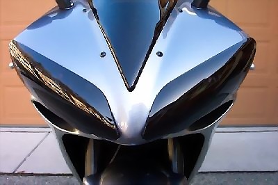 Yamaha '04-06 R1 Dark Tinted Headlight Covers / Protectors 2004 2005 2006 YZF-R1 - Picture 2 of 2