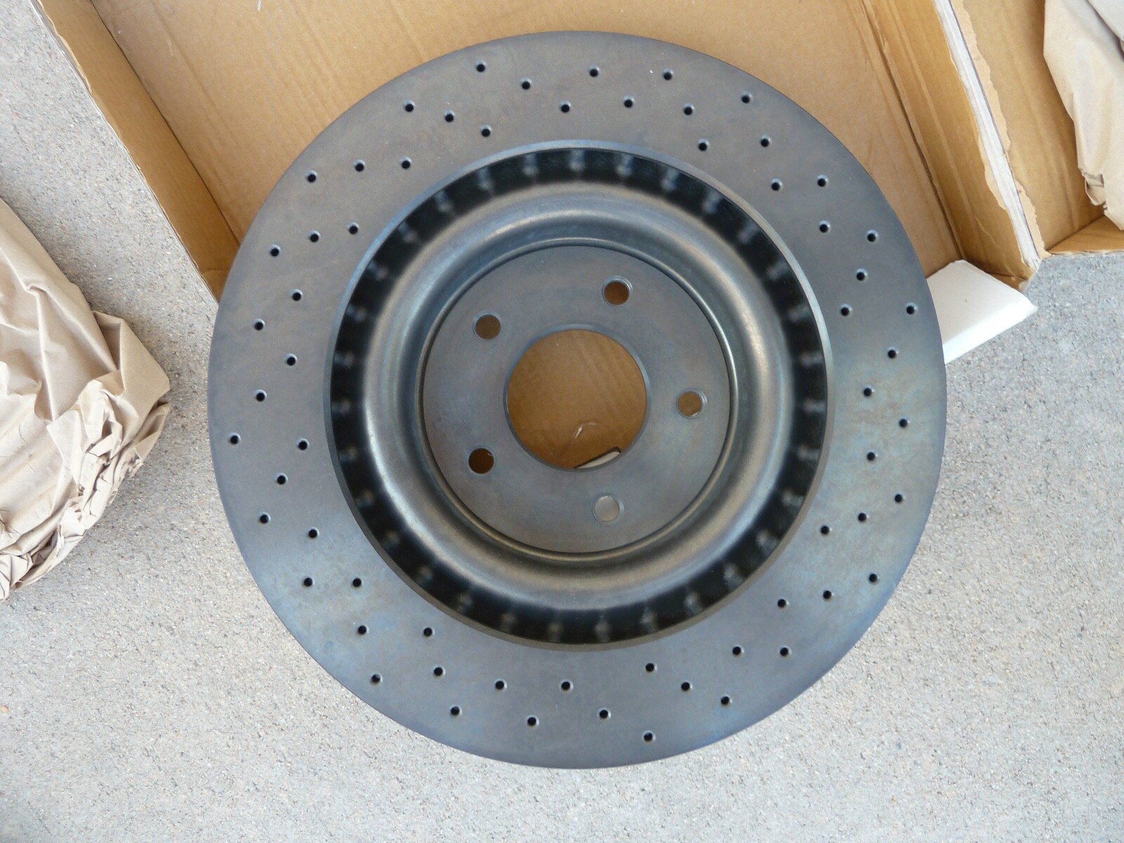 NEW 99-2004 ASTON MARTIN DB7 VANTAGE GENUINE FRONT ROTOR BRAKE DISC BREMBO