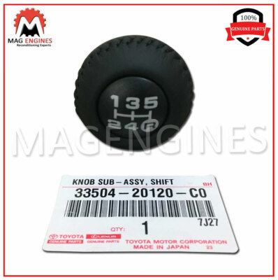 33504-20120-C0 GENUINE OEM KNOB SUB-ASSY, SHIFT LEVER 3350420120C0