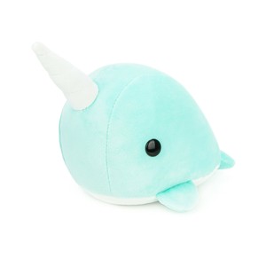 Bellzi® Cute Teal Narwhal Stuffed Animal Plush Toy - Narrzi (858469005544)