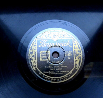 0745/ MAE WEST -I´m no angel-rec. 10/1933 I found a new way-78rpm Schellack