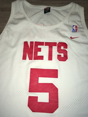 Jason Kidd #5 New Jersey Nets NBA Nike Sewn Jersey 3XL 3X mens | eBay