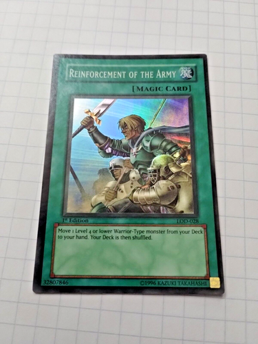 Carte Yu-Gi-Oh! - Renfort de l'Armée [PGLD-FR058