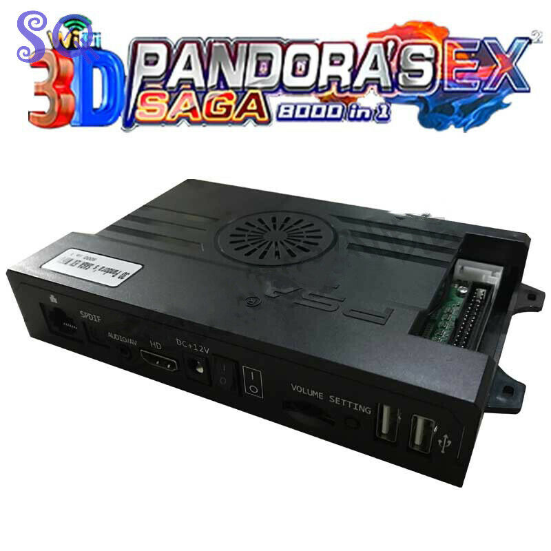 Pandora Box WiFi 3D Saga EX 8000 in 1 Game PCB Download More Pandora Box WiFi 3D Saga EX 8000 in 1 Game PCB Download More