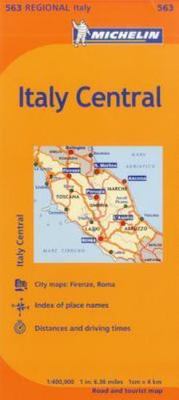 Michelin Italy: Central Map 563 (Maps/Regional (Michelin)), Michelin, Very Good 