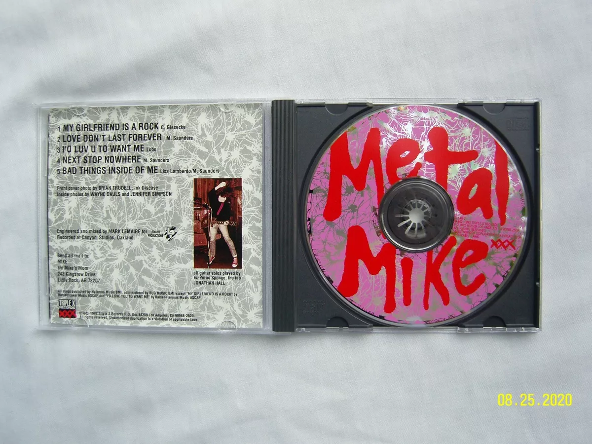 Metal Mike – My Girlfriend Is A Rock (CD, 1992, Triple X) *MINT DISC* PUNK