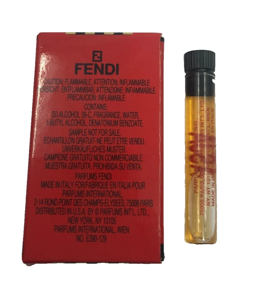 ASJA BY FENDI EAU DE TOILETTE 0,03 OZ ¡TAMAÑO DE VIAJE! Nuevo en caja~ Foto 4 de 4