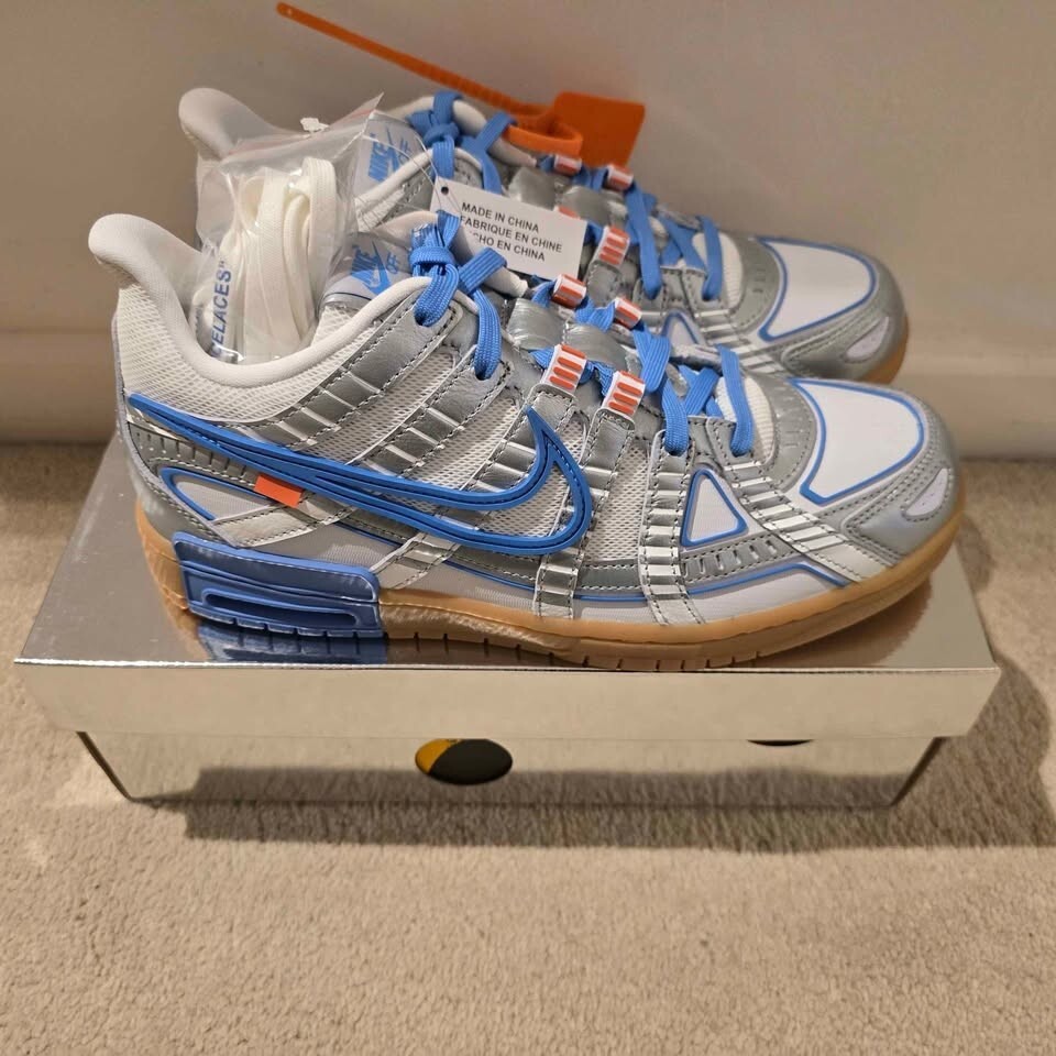 OFF WHITE X NIKE Nike Air Rubber Dunk x Off White UNC University Blue UK 9 5