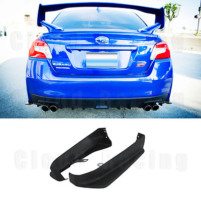 1pair For 15-21 Subaru WRX STI Rear Bumper Aprons Spats Cap ST