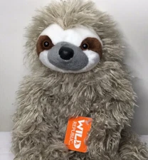 Wild Republic Three Toed Sloth Floppy Plush 16” Realistic Stuffed Animal 2017