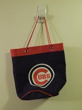 Chicago Cubs Wrigley Field "Game Day Giveaway" Maratona Gas/Olio ~ RAYON TOTE BAG