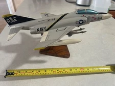 US NAVY F-4 Phantom II VF-84 Jolly Rogers wood Model 
