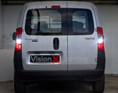 Citroen Nemo 2008-2018 Paar Birnen Ba15s Rückwärtsgang LED hellweiß 6000K Canbus