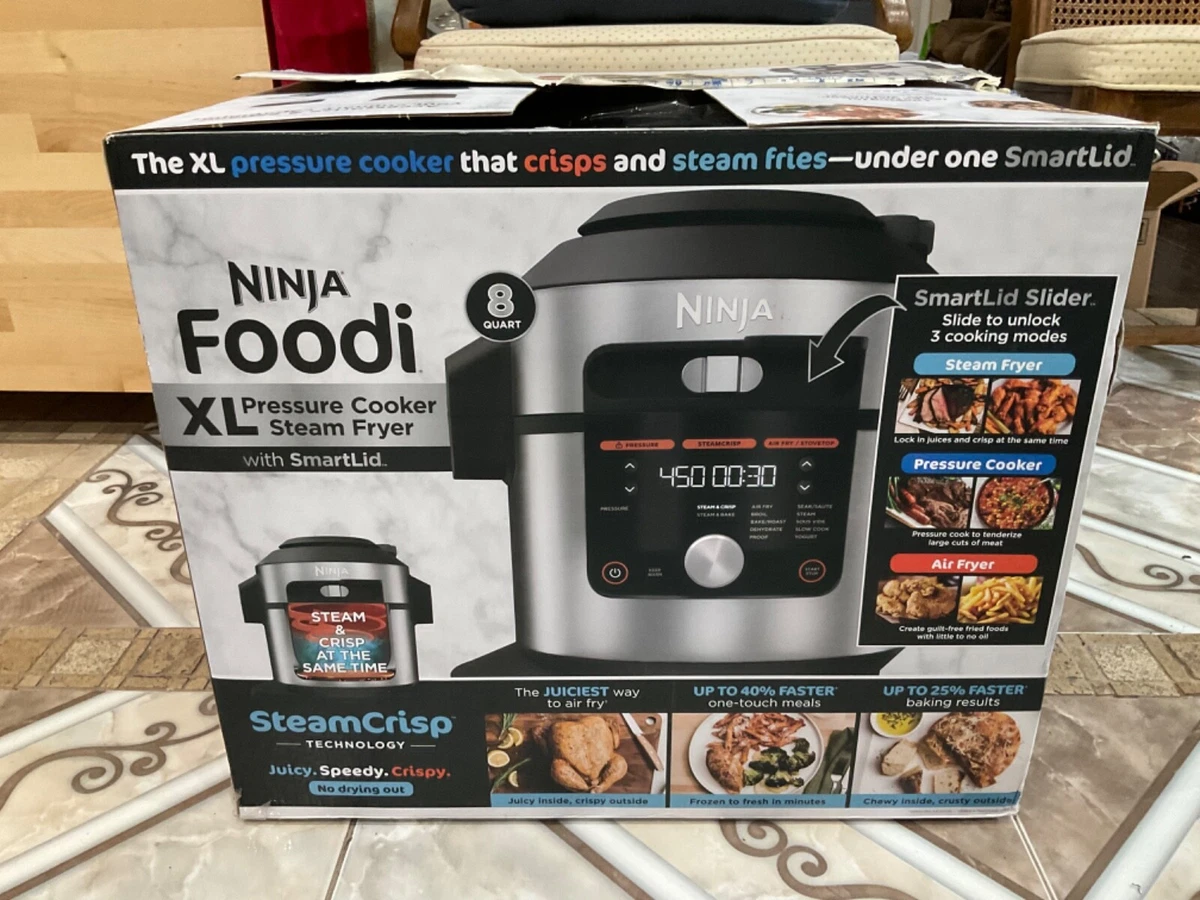 NINJA OL601 Foodi XL 8 Qt. Pressure Cooker Steam Fryer Instructions