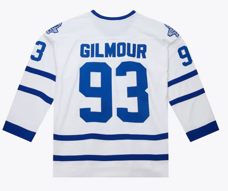 Doug Gilmour White Toronto 1992/93 Power Play Jersey Mitchell & Ness