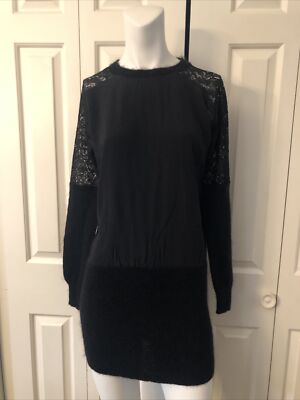 all saints silk dress with sweater AllSaints