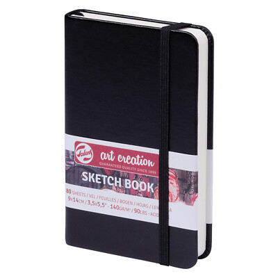 ROYAL TALENS Art Creation Skizzenbuch 90x140 mm schwarz Hardcover Sketch Book