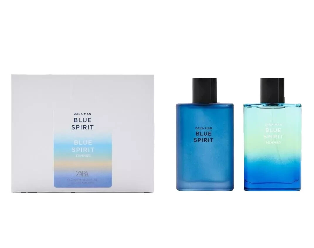 Zara Blue Spirit Summer Eau De Toilette Men Fragrance x 90ml