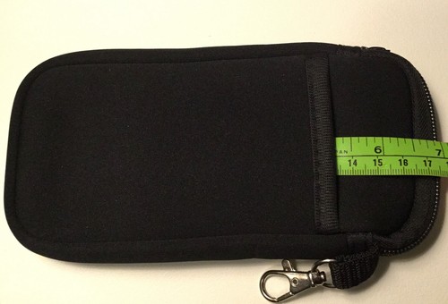 Neoprene Zippered EyeGlasses Or Smartphone Soft Pouch Case With Outer Pocket - 第 14/23 張圖片