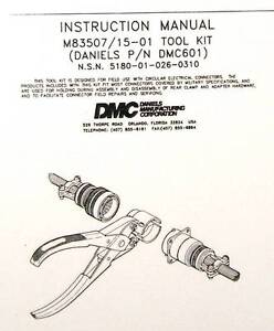 Daniels Crimp Tool Chart