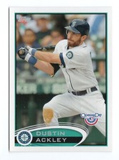 Dustin Ackley 65 2012 Topps Opening Day Seattle Mariners Card