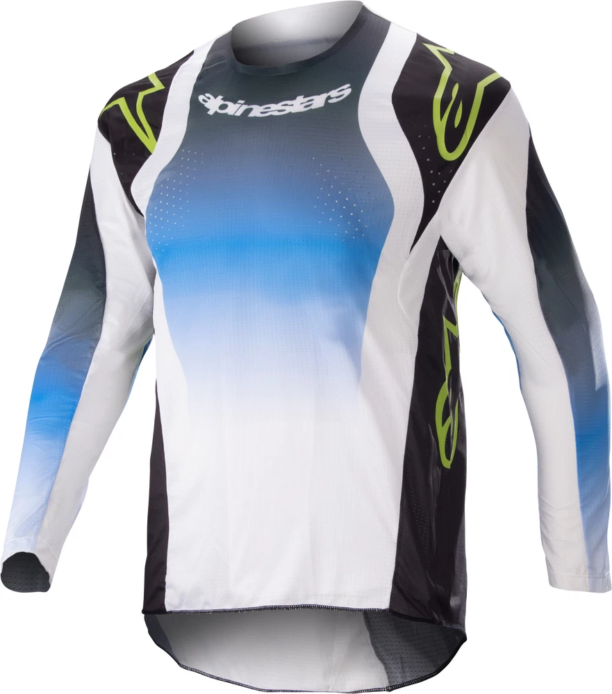 Camiseta Alpinestars Youth Racer Push Azul Blanco-
