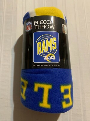 Los Angeles Rams NFL Fleece Throw Blanket 50