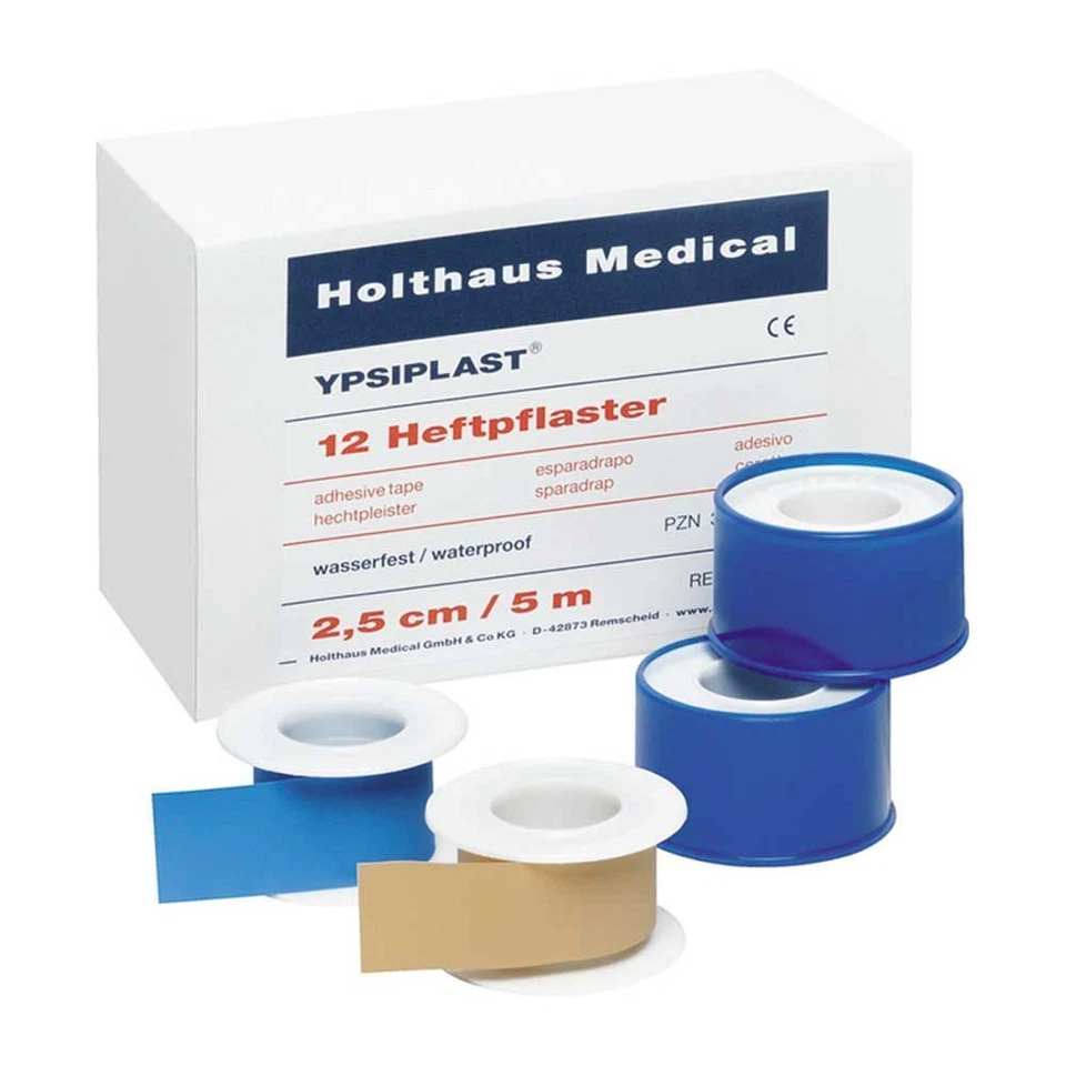 1x YPSITECT Heftpflaster Pflasterrolle Fixierpflaster, wasserfest, 2,5cmx5m - Bild 1 von 1