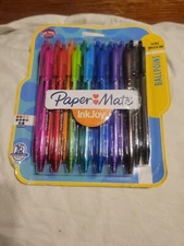 16 Paper Mate Inkjoy Ballpoint Pens, Medium Point 1.0mm, Ultra Smooth Damage Pkg