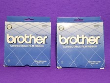 2x GENUINE Brother 7020 Typewriter Correctable Film Ribbon 5/16" x 738' NEW 
