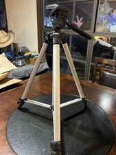 54" Samsonite 1100 Photo Video Tripod with 3-Way Pan  Tilt Silver 
