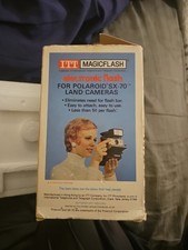 ITT Electronic Magic Flash for Polaroid SX-70 OneStep Land Camera untested