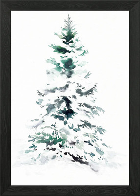 First Snow Framed Wall Art Poster Canvas Print Picture