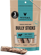 Freeze Dried Bully Sticks Dog Treats | Premium Quality, Long Lasting | Grain Fre