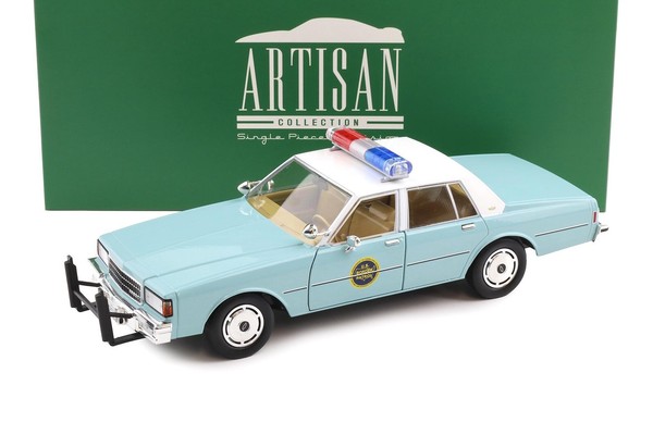1:18 Greenlight 1987 Chevrolet Caprice 9CI Us Border Patrol Light Green-image