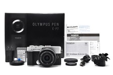 Top MINT OLYMPUS PEN E-P7 14-42mm EZ Lens Kit Silver SC1795 From JAPAN