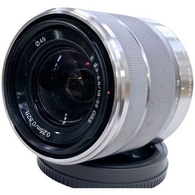 Sony E 18-55mm F3.5-5.6 OSS Silver standard zoom Lens SEL1855 APS-C Exc++