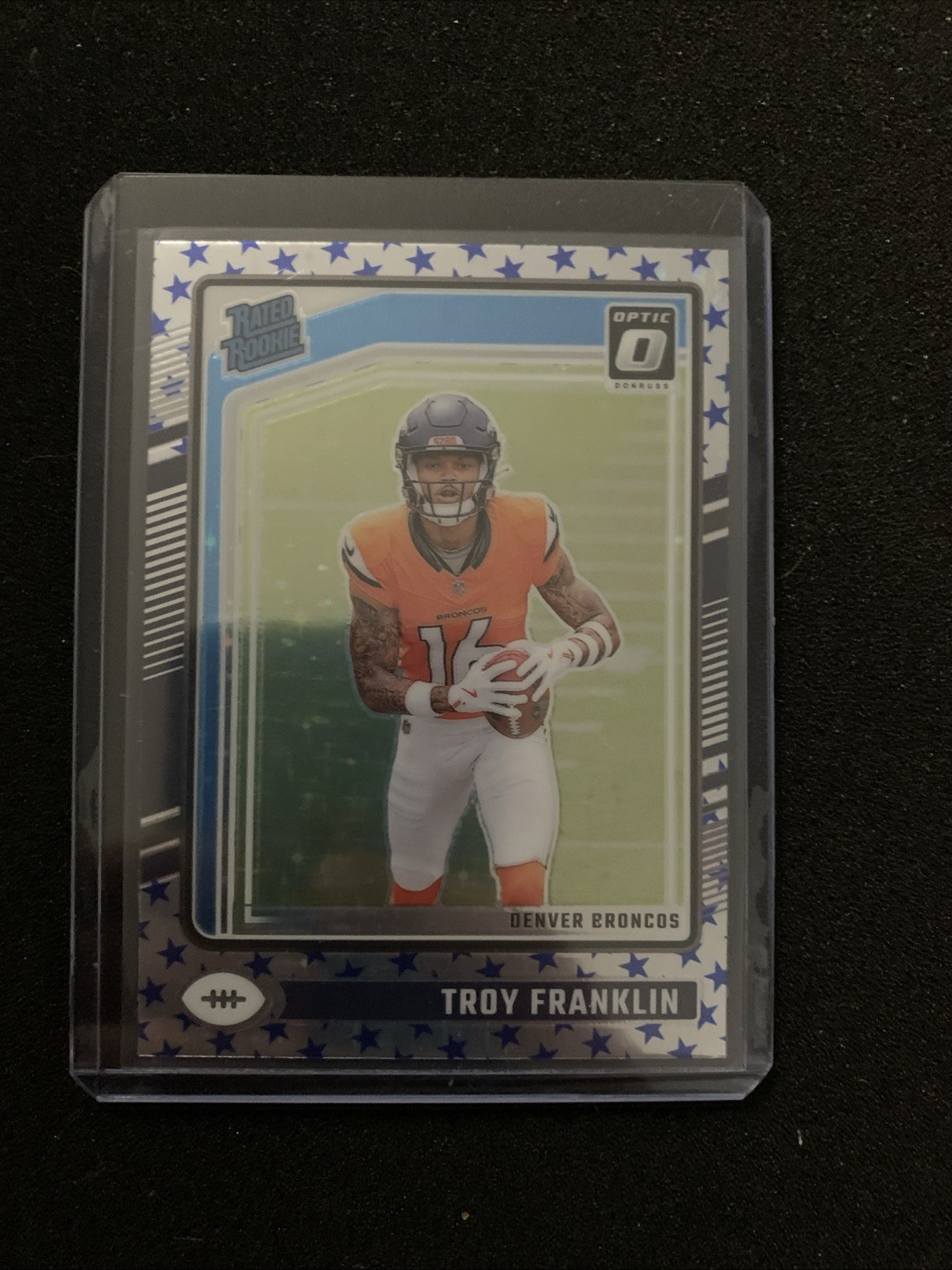 2024 Panini Donruss Optic - Rated Rookie Troy Franklin #294 Stars Prizm (RC)