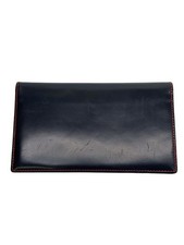 ETTINGER Wallet Leather Navy Men's