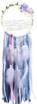 Unicorn Dreamcatcher Handmade Children'S Bedroom Accessories Flower Wall Hanging