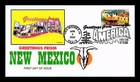 Dr Jim Stamps Greetings From America New Mexico First Day Issue Sheky Cachet