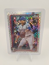 2025 Topps Chrome Update Series Rookie Debut Kumar Rocker #USC160 X-Fractor (RC)