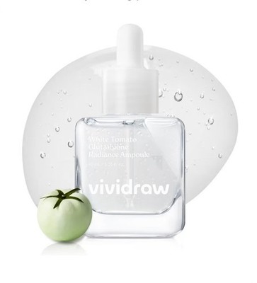 white tomato glutathione vividraw - White Tomato Glutathione Radiance Ampoule