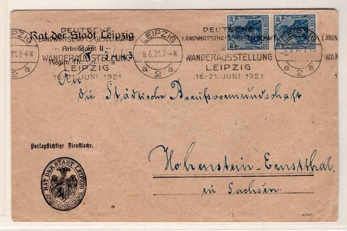DR-Germany 1921 Agricultural Exhibition Itinerant Mural (EA4066