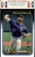 2024 Topps #163 Alec Marsh Rookie Kansas City Royals