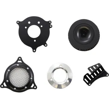 Cobra Black RPT Venturi Air Cleaner Filter Kit Harley Street Glide CVO 10-16