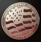 1oz GSM Home of the Free Because of the Brave BU Silver Round Coin